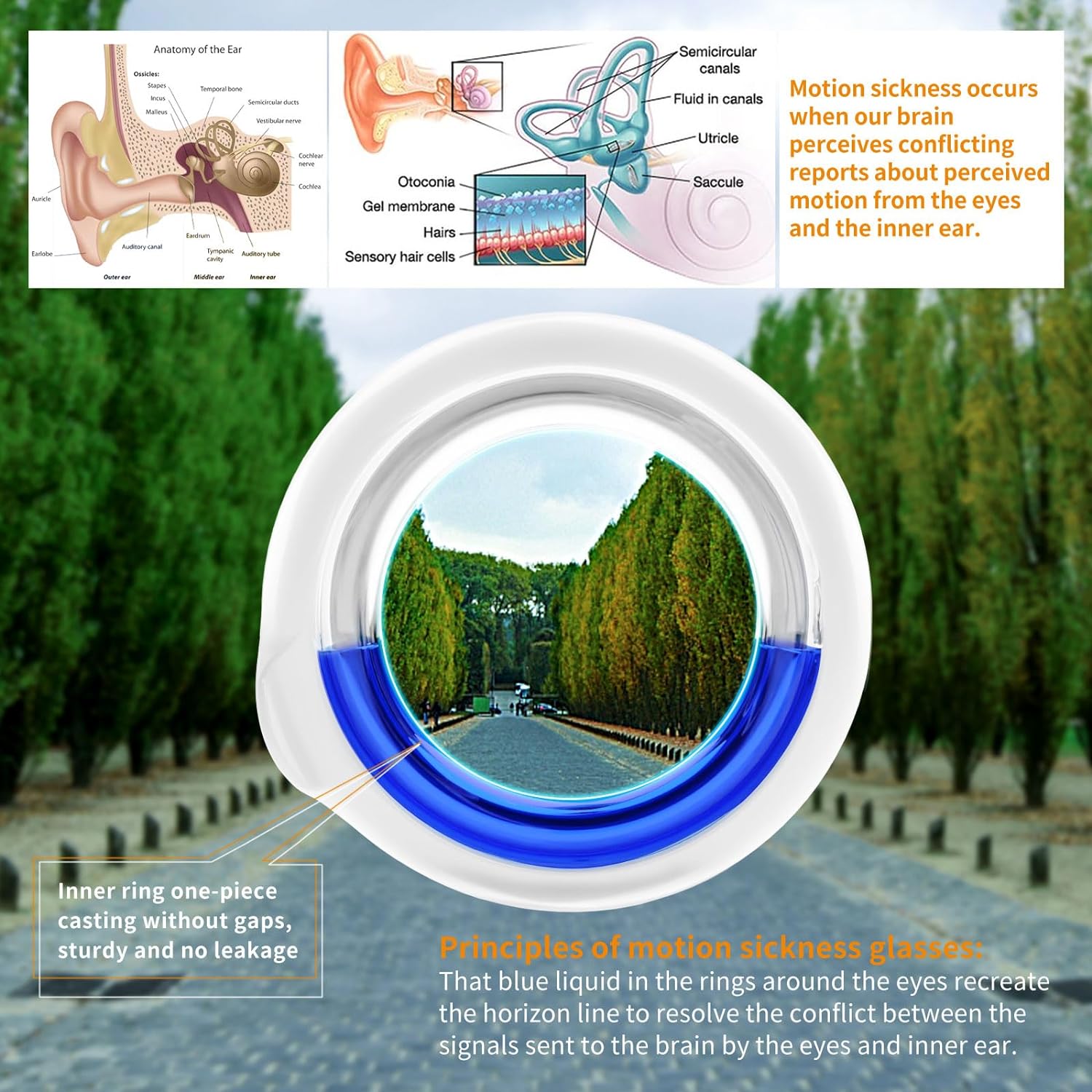 Anti- Motion Sickness Smart Glasses