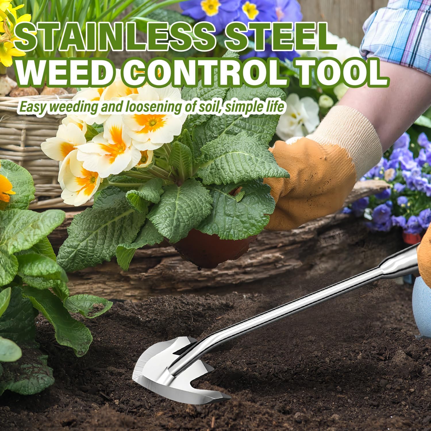 2025 New 3-Tooth Manganese Steel Weeding Tool
