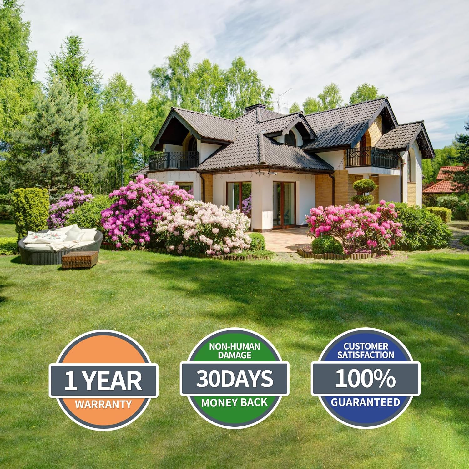 Removable 4-Stage Extended Propane Torch Burner Weed Torch