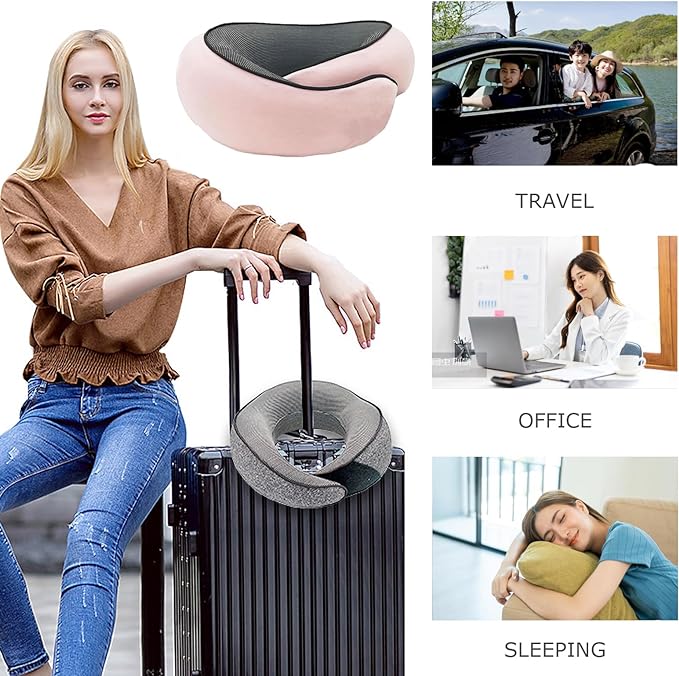 Aircraft Memory Foam Travel Neck Pillow Sleeping