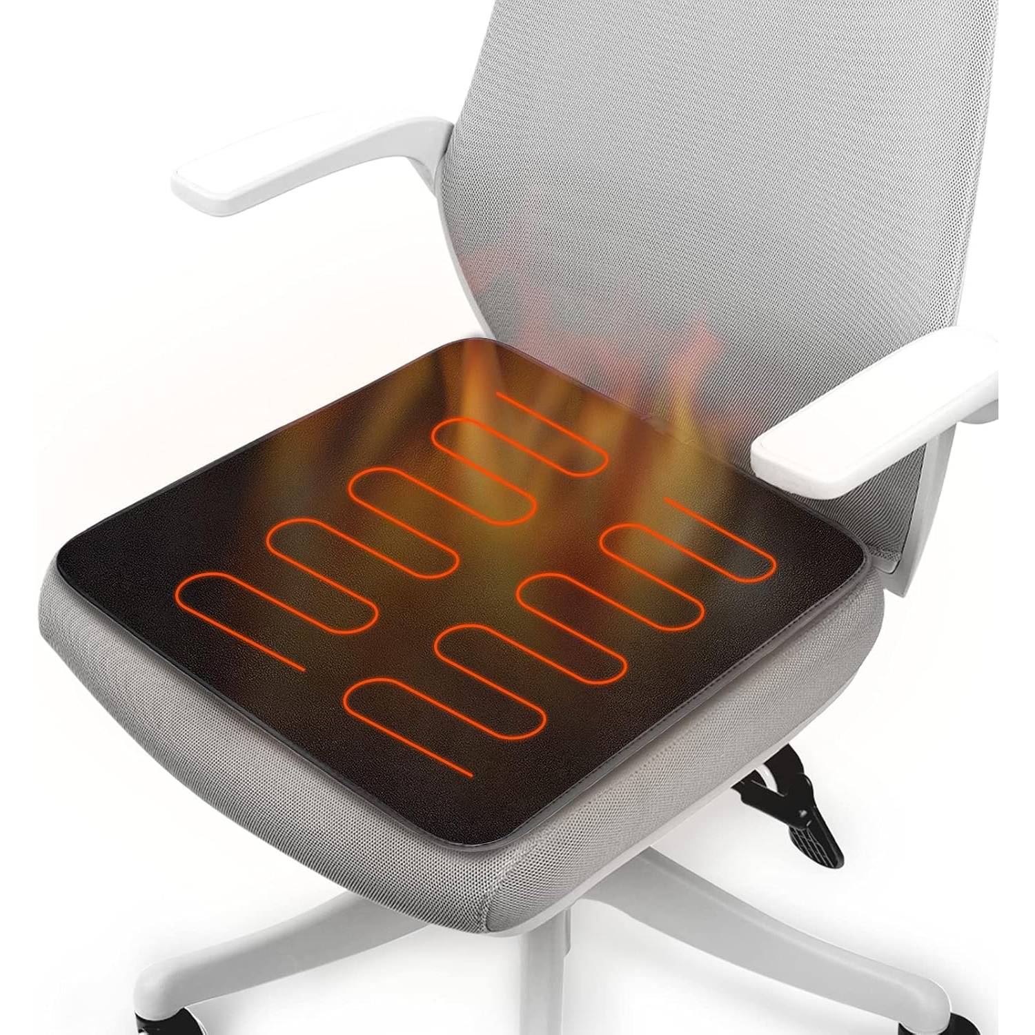 Three-Level Adjustable, Foldable, Lightweight Heated Seat Cushion