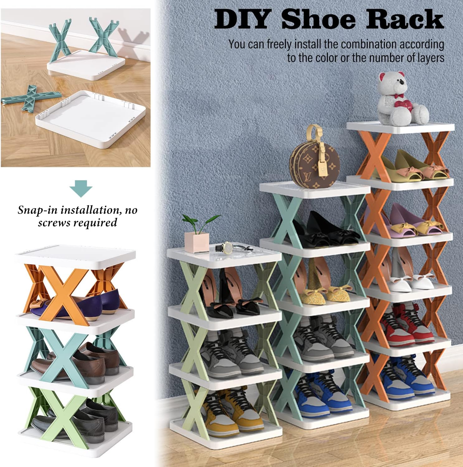 🔥Hot Sale - Multi-Layer Shoe Rack Storage Organizer