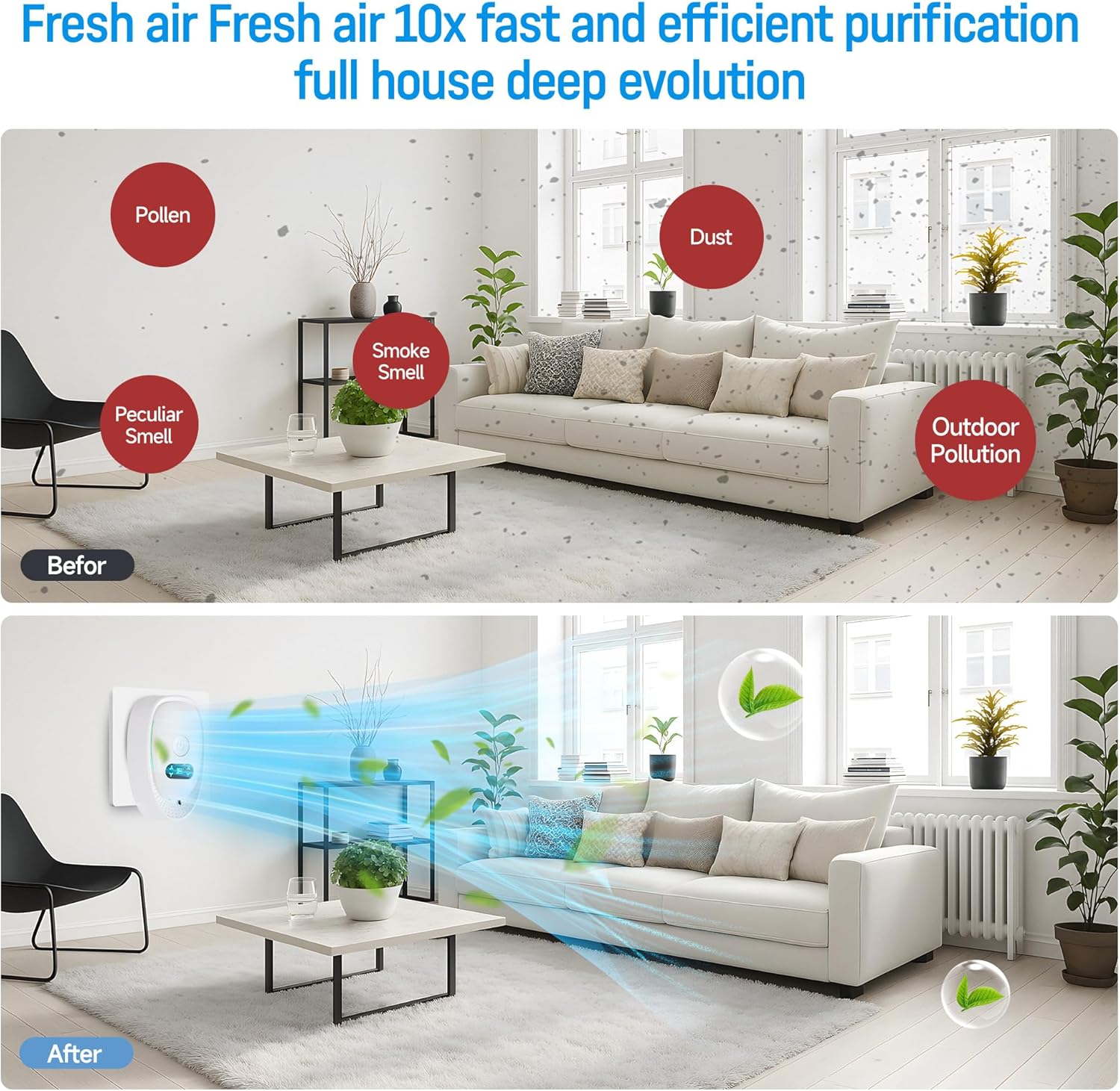 Plug-In Air Purifier that Kills Mold Spores