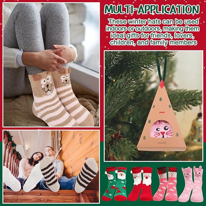 Christmas Hanging Stocking Gift Box Ornaments