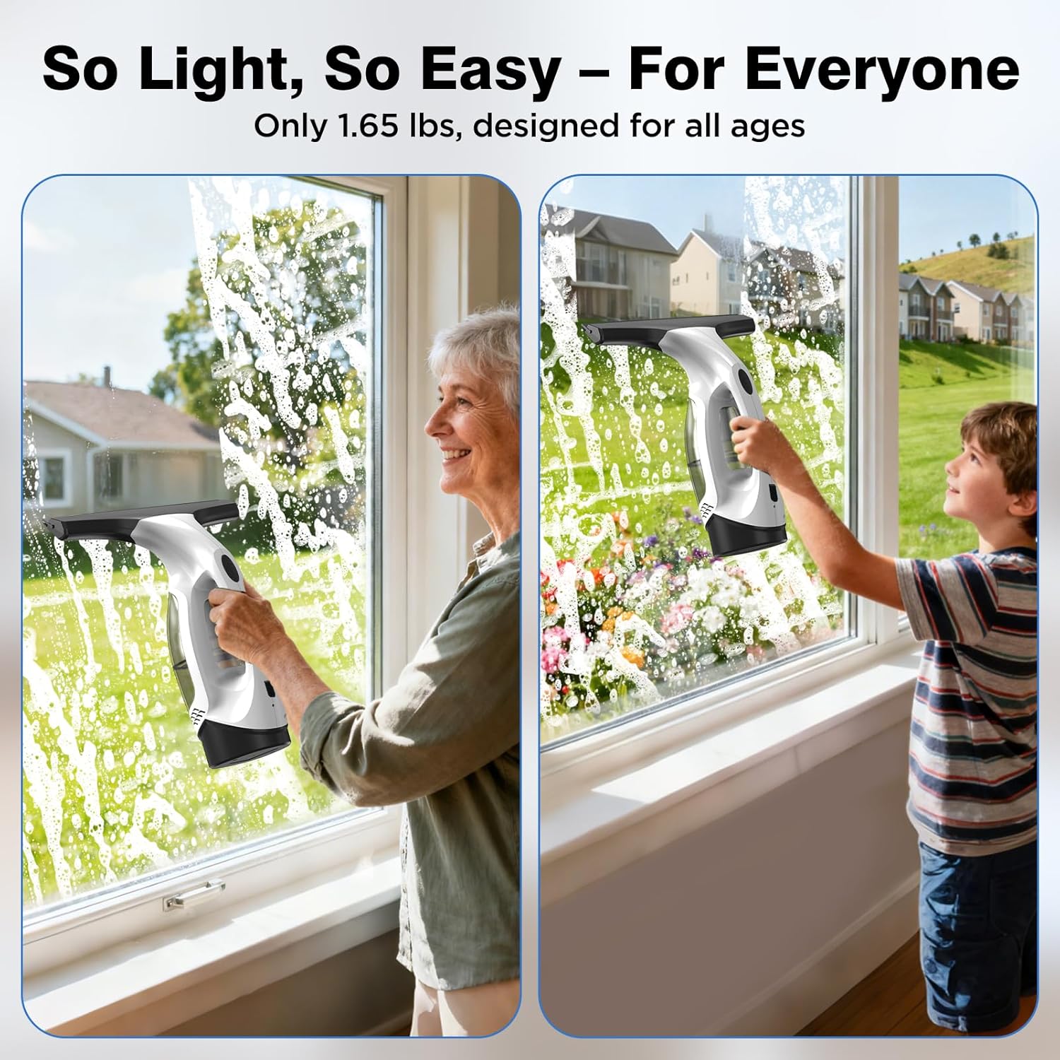 Cordless Window Vacuum Squeegee ✨