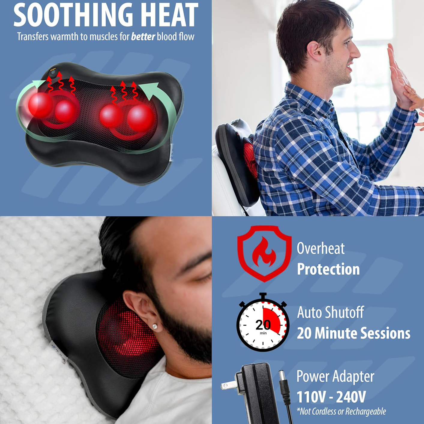 Neck Massager For Pain Relief Deep Tissue