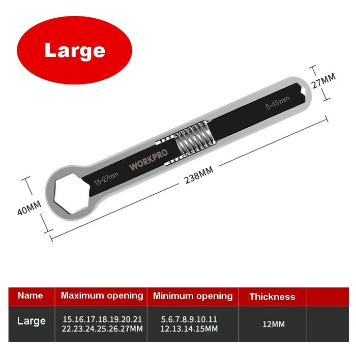 Advanced Dual-Use Multi-Functional Plum Wrench