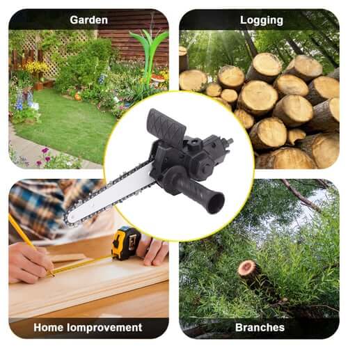 🔥Hot sale - 6 Inch Electric Drill Modified To Electric Chainsaw Drill Attachment