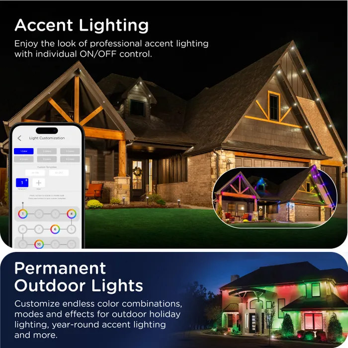 ✨Hot Sale 49% OFF -- Permanent Outdoor Lights