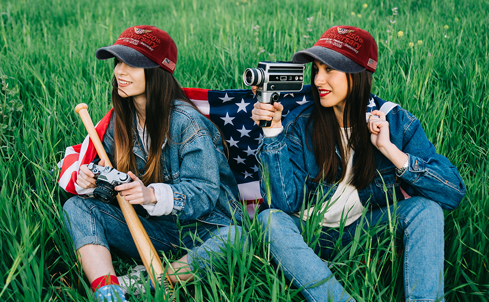 Adjustable U.S. 250th Anniversary Tribute Hat