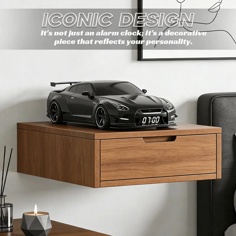 ⏰Hypercar Alarm Clock-🏎️Realistic Engine & Light Effects