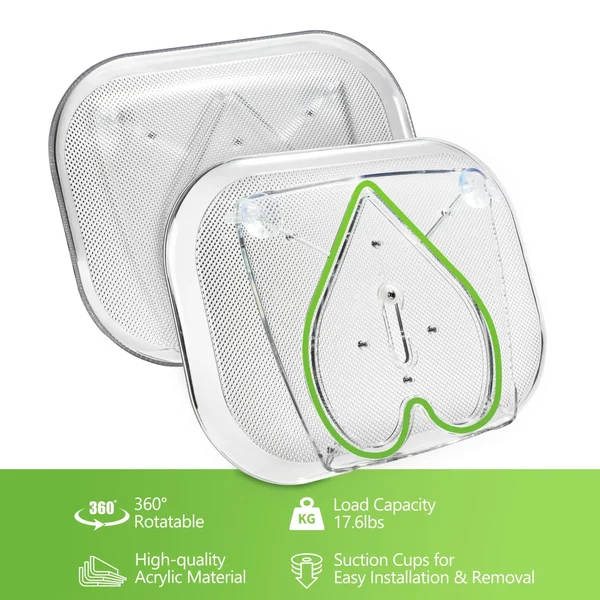 Square Lazy Susan Turntable Organizer