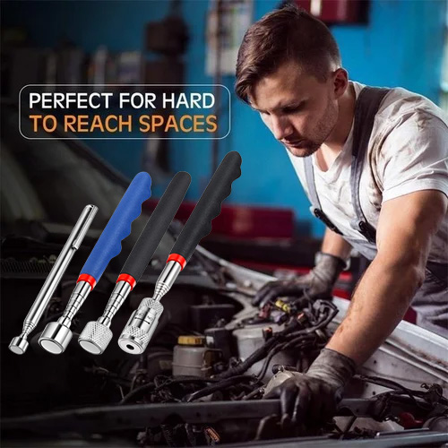 🔥4 Pcs LED Retractable Magnetic Pickup