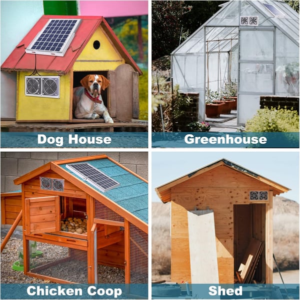 15W Solar Powered Fan