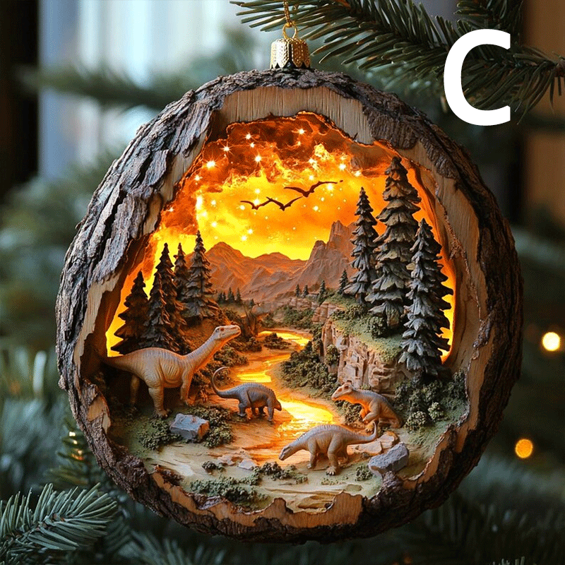 Dinosaur World Christmas Decorations