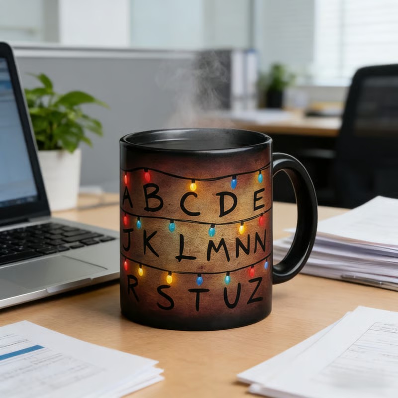 💥🔥Last Day 50% OFF--Bizarre Colored Lights Heat-Sensitive Mug
