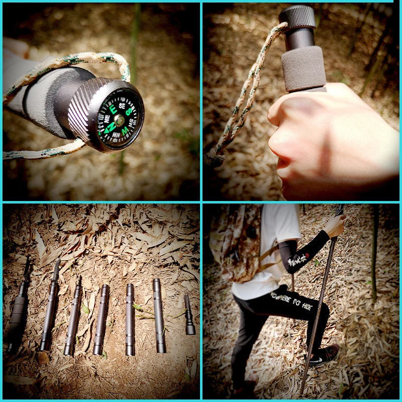 Multi-Purpose Outdoor Survival Walking Stick