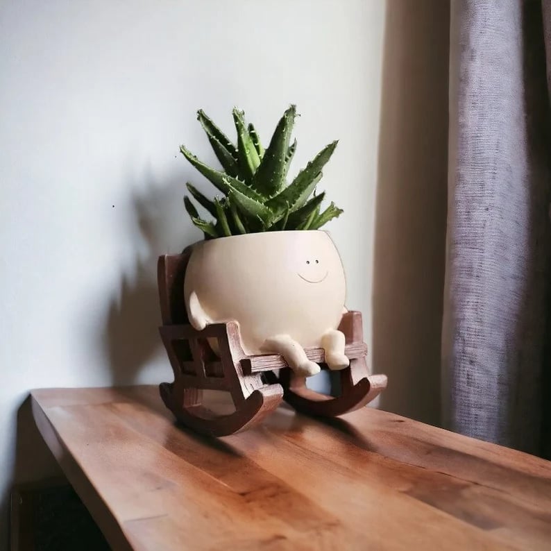 Smily Face Planter Pot