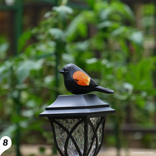 Handcrafted Bird + Stand