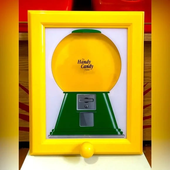 🏆Last Day 49% OFF🍬Rare Vintage The Handy Candy Frame - Hanging Candy Machine Art🔥