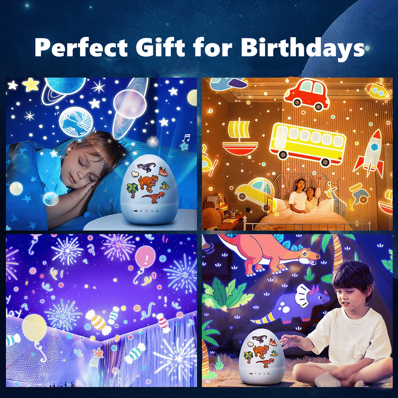 🎥Star Projector with 360 Rotating