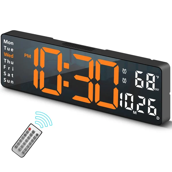 Multifunctional Large Digital Clock