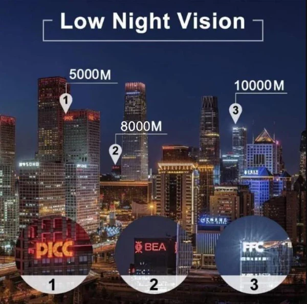 12X50 HD Telescopio Monocular With a phone camera stand