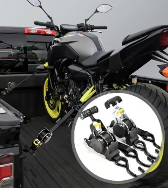 9.8ft. Retractable Ratchet Tie-Down Straps