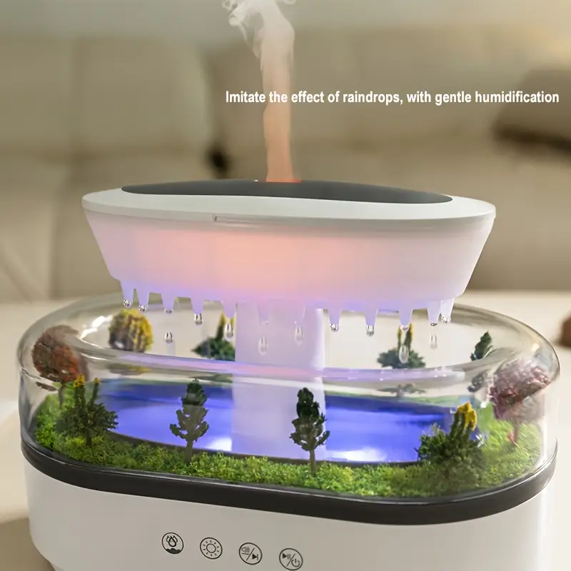 Rain Humidifier Ultrasonic Rainfall Humidifier