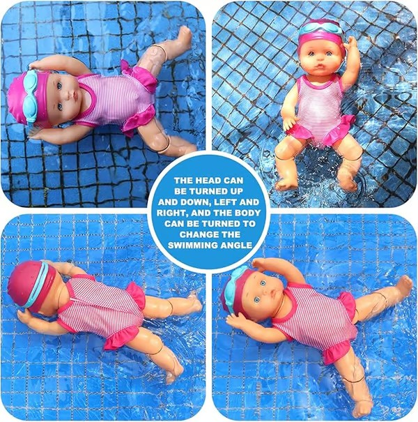 2025 New Packaging Waterproof Swimming Doll