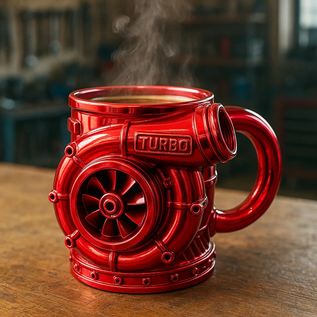 3D Turbocharger Mug - Show your speed and passion