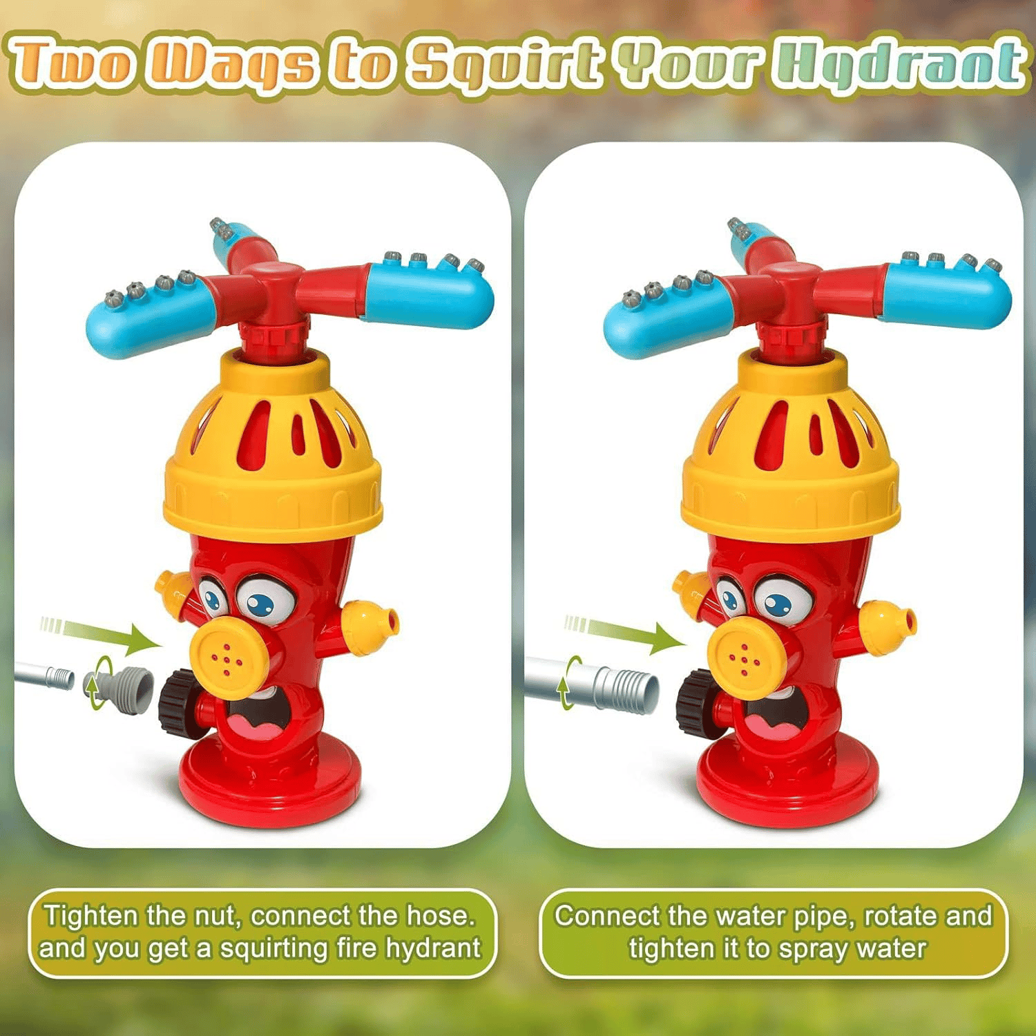 🔥Fire Hydrant Sprinkler Toy: Splash into Summer Fun for the Whole Family!