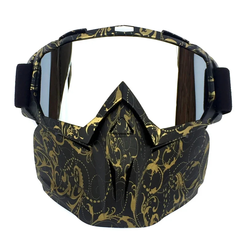 Windproof And Anti-Fog Removable Ski Mask Goggles