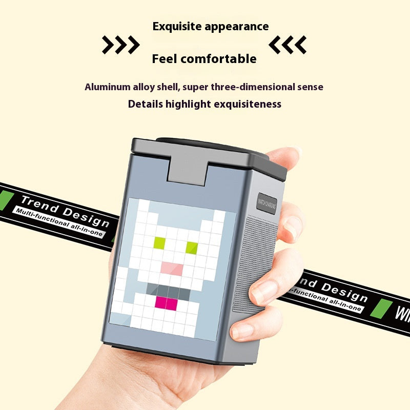 Bluetooth Speaker Alarm Clock Magnetic Wireless Charger