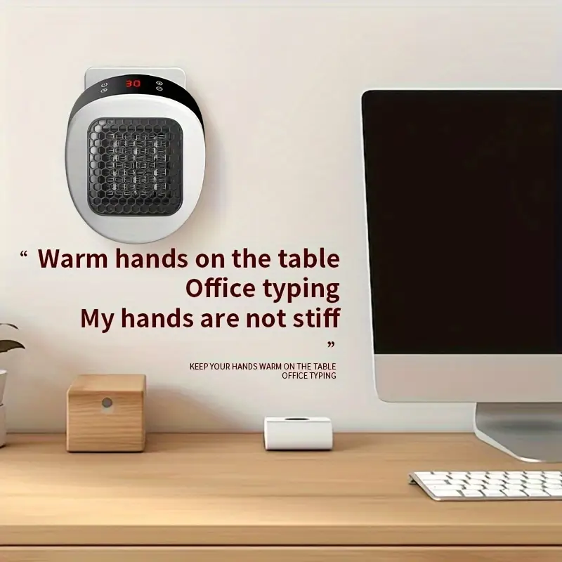 600W PTC Ceramic Wall-Mounted RC Space Heater