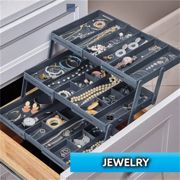 Multi-Level Drawer Organizer - Lets You Organize & Store Up To 3X More!