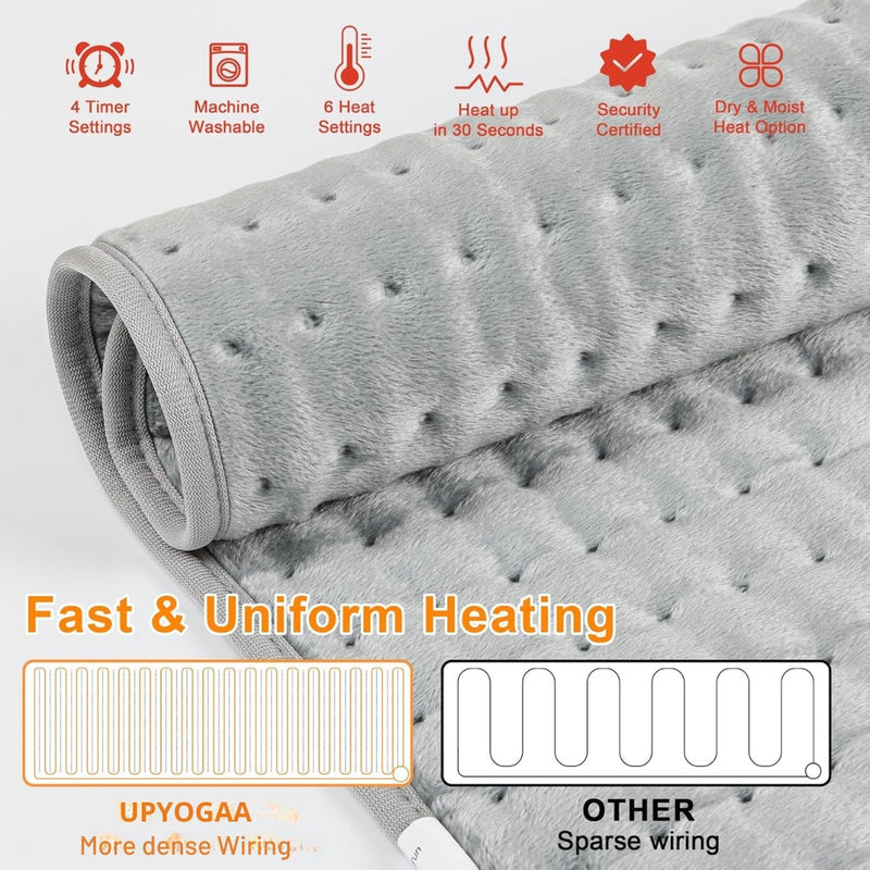 2-in-1 Orthopedic Electric Heating Pad 