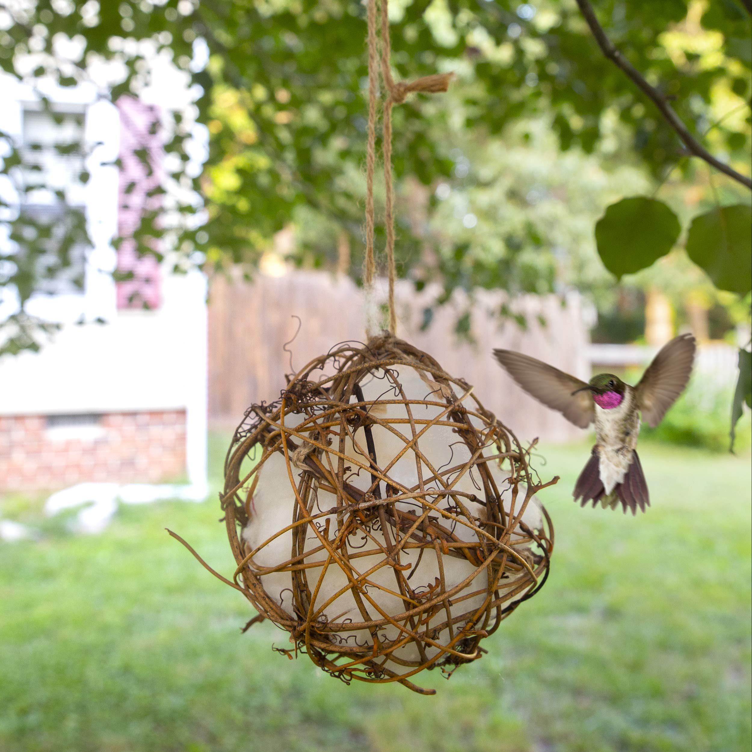 Handwoven Birdhouses and Birdhouse Materials