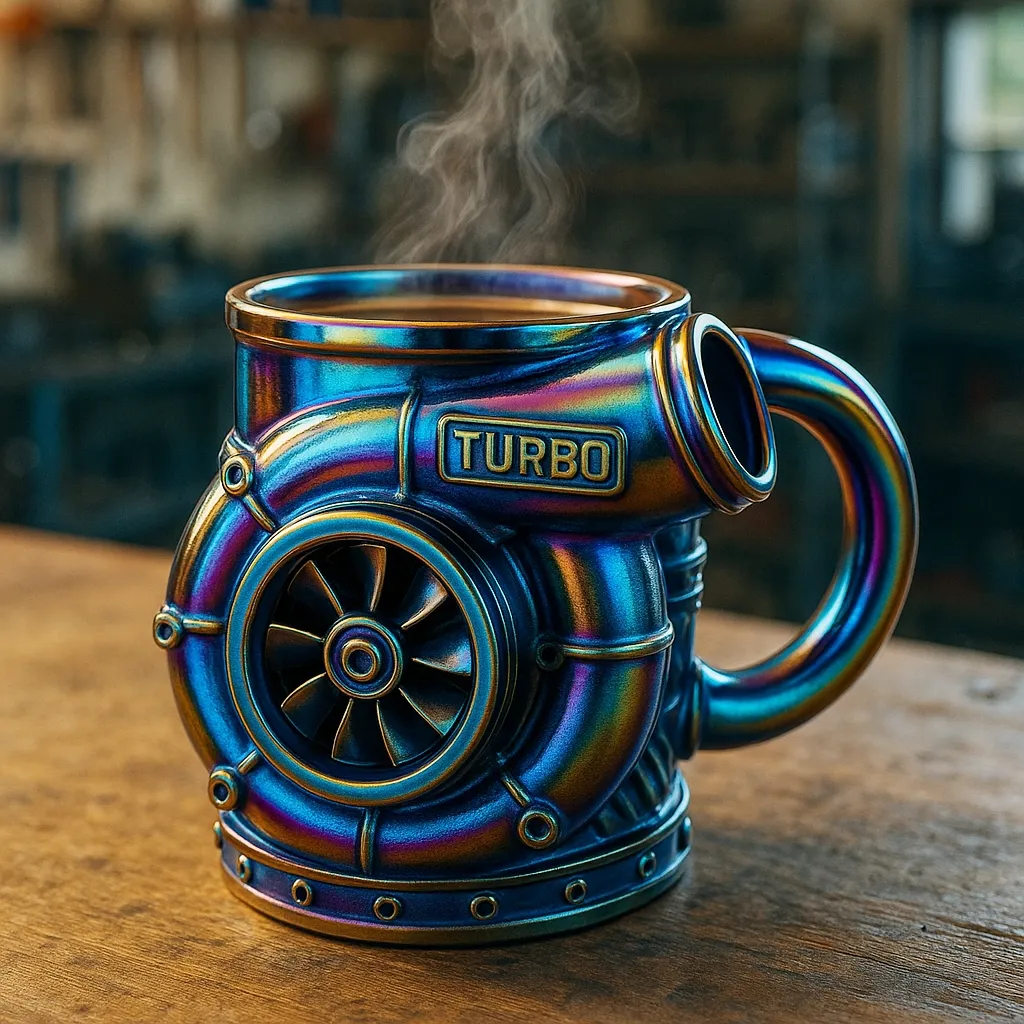 3D Turbocharger Mug - Show your speed and passion