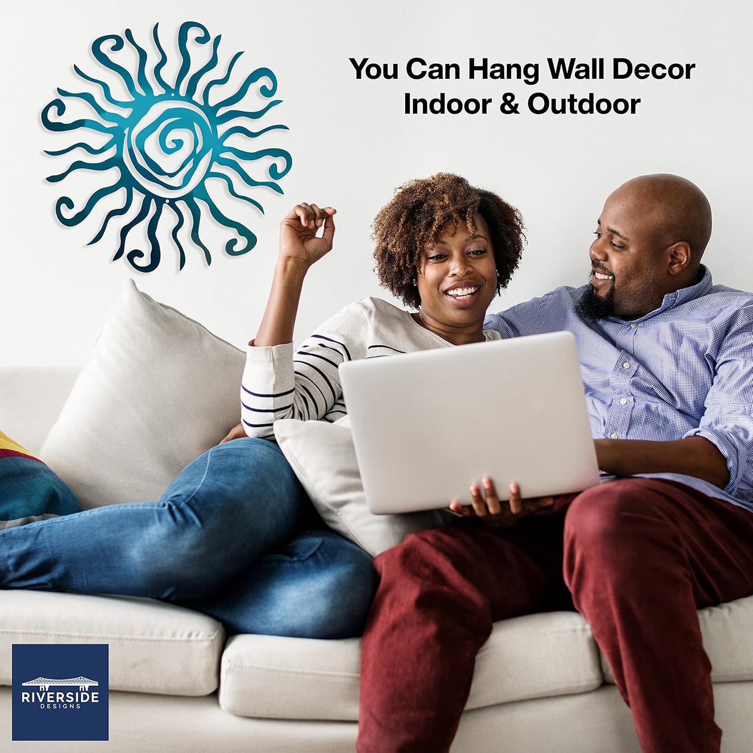 Wacky Sun Metal Wall Art