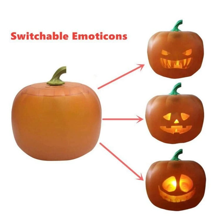 🎃3D Jabberin' Jack The Talking Animated Pumpkin with Built-In Projector & Speaker