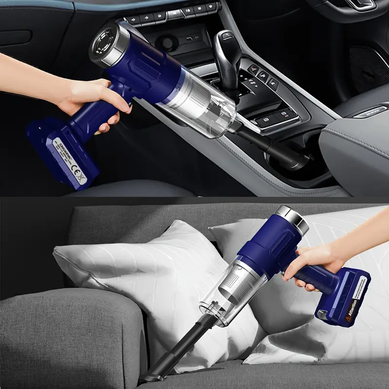 fast arrival mini wireless 701 portable car vacuum cleaner handheld multi functional with strong suction crevice tool for   cleaning interior cleaning usb rechargeable blue   ideal for cars suvs and more 3
