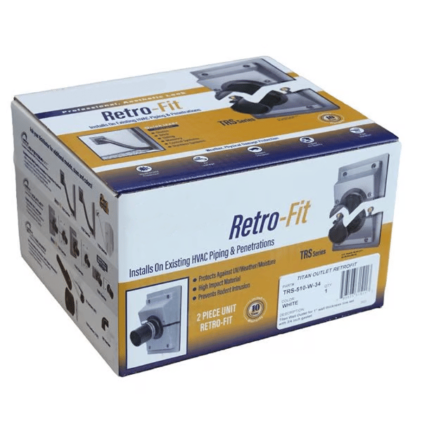 🔥 HVAC Wall Penetration & Line-Set Cover Kit – Retrofit Finish Solution