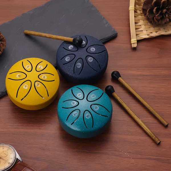 🎁 49% OFF 🎵 Buddha Stones Mini Steel Tongue Drum Kit(3 Inch)