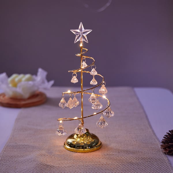 🎄Last Day 49% OFF🎁LED Light Crystal Christmas Tree