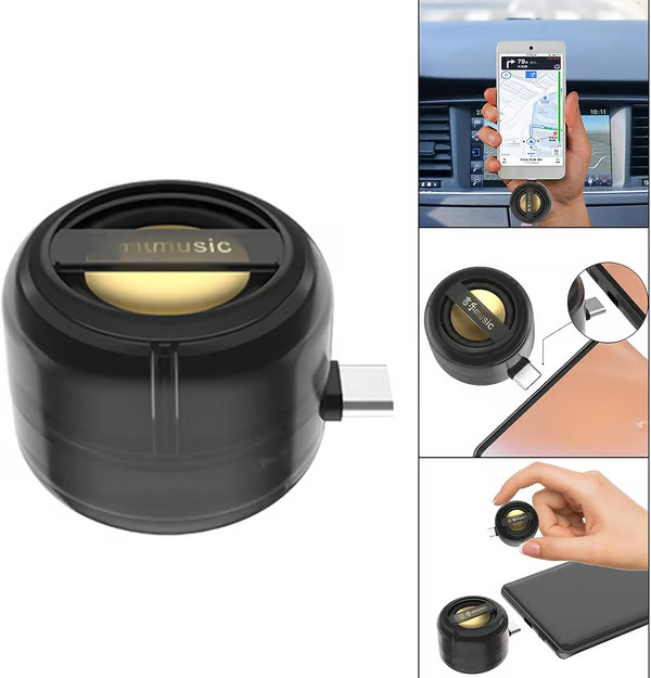  🔊Portable 5X Speaker Amplifier–Plug & Play for Music/Calls 