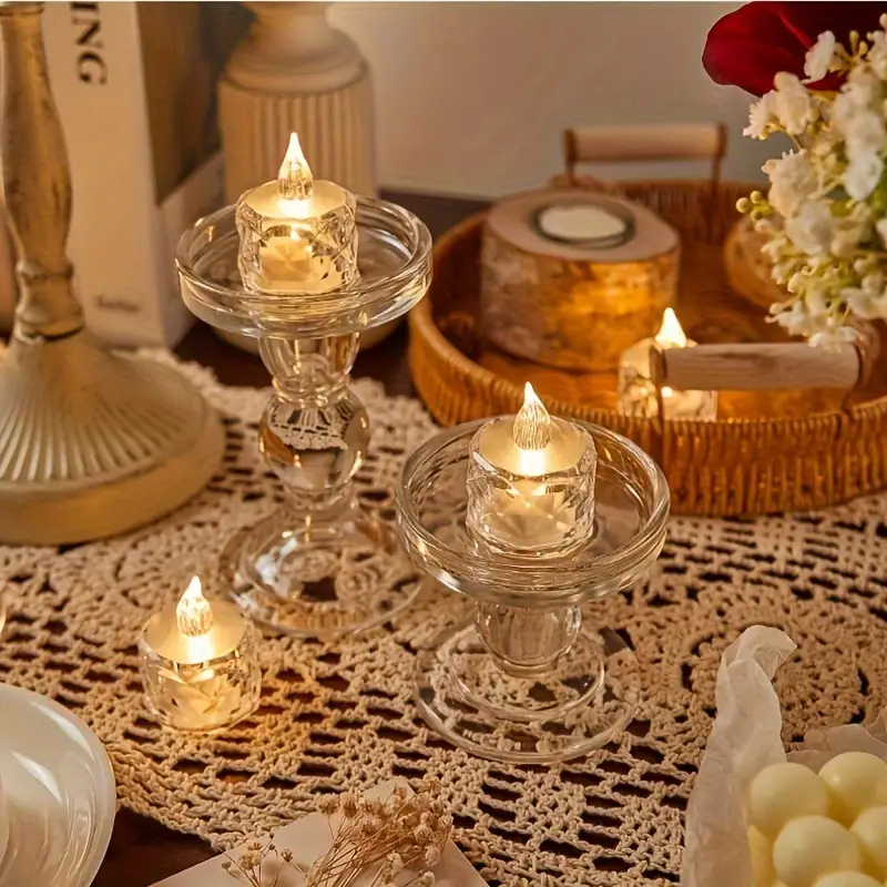 ON SALE🔥3pcs(S/M/L)/SET Crystal Flameless Candle Light