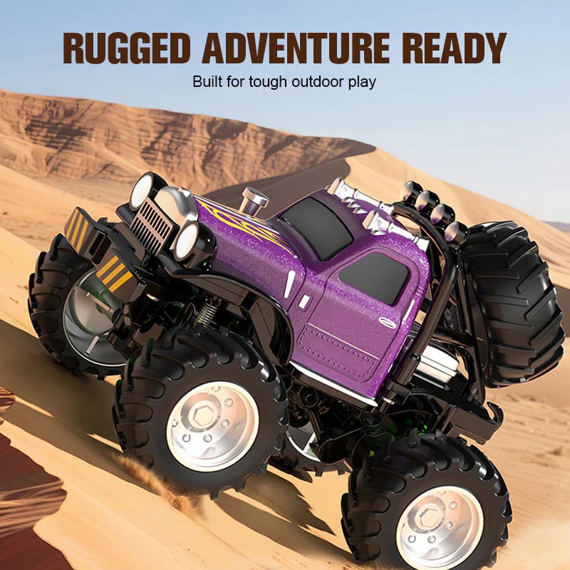 🎁Best Gift-Durable Off-JJRC Alloy Big Foot Off - Road Short Card RC Car