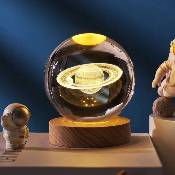  3D Planet Crystal Ball