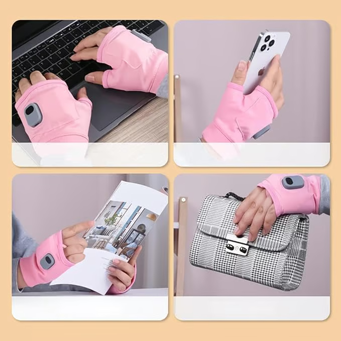 ✨Christmas Promotion 49%OFF✨Smart Thermostatic Heated Fingerless Gloves